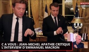 Jean-Michel Apathie critique l'interview d'Emmanuel Macron dans C à vous (vidéo)