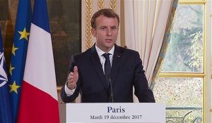Macron : "Je ne crois pas que la Syrie se résume à Bachar al-Assad"