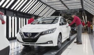 Nissan débute la production de la nouvelle Leaf en Europe