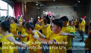 Le marathon de danse des élèves mouscronnois au profit de Viva For Life