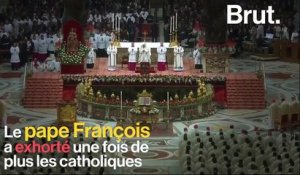 Le drame des migrants dans l'homélie de Noël du pape François
