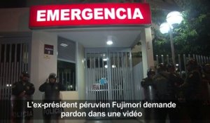 L'ex-président péruvien Fujimori demande pardon dans une vidéo