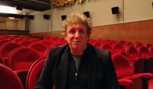 Salvatore Anzalone, producteur de spectacles, présente ses vœux pour 2018 au théâtre royal de Mons