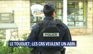Au Touquet, les CRS chargés de surveiller la résidence des Macron réclament un abri