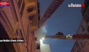 Paris : 9 personnes sauvées d’un incendie dans le XVIIe