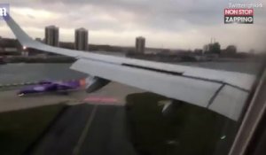 Tempête Eleanor : un avion manque son atterrissage au Royaume-Uni (vidéo)