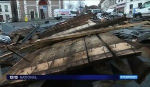 Tempête Eleanor : la toiture de l'église de Marchiennes a été arrachée
