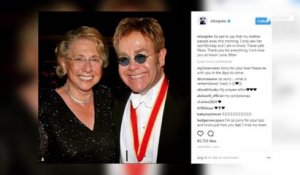 Elton John rend un bouleversant hommage à sa mère décédée