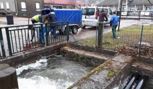 Gérardmer : les équipes s'activent sur le terrain dans le secteur du cours d'eau La Jamagne