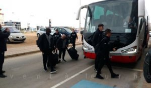 SC Charleroi: Les Zèbres arrivent au Thalasia Costa Hotel de Murcie pour leur stage hivernal de janvier 2018