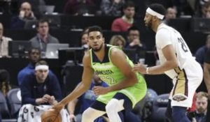 NBA : Les Wolves dominent facilement les Pelicans