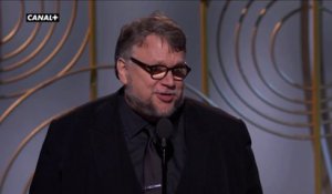 Golden Globes 2018 - "Depuis que je suis petit, j'ai été fidèle aux monstres." Guillermo del Toro, Meilleur réalisateur - CANAL+