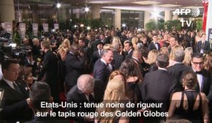 Les stars du cinema arrivent aux Golden Globes