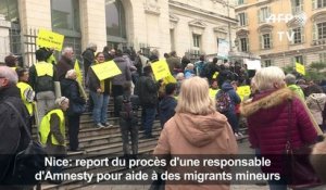 Aide aux migrants: report du procès d'une responsable d'Amnesty