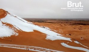Il a neigé au Sahara