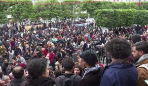 Manifestation à Tunis contre les mesures d'austérité
