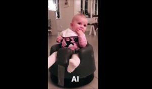 Il fixe le petit pot de bébé sur un Roomba, le résultat est hilarant !