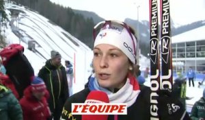 Biathlon - CM (F) : C. Chevalier «Je suis très satisfaite»