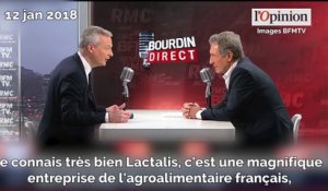 Pour Bruno Le Maire, «Lactalis a gravement failli»
