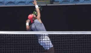 Open d'Australie 2018 - Rafael Nadal à l'entraînement à Melbourne