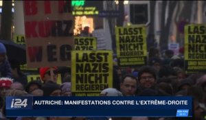 Autriche : manifestations contre l'extrême droite