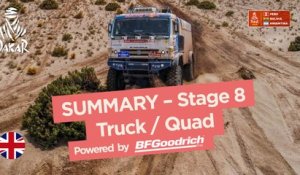 Summary - Truck/Quad - Stage 8 (Uyuni / Tupiza) - Dakar 2018