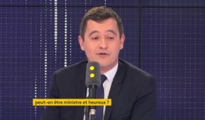 "Je ne suis pas malheureux à Bercy", rectifie Gérald Darmanin