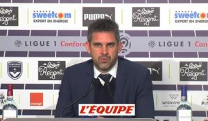 Foot - L1 - Bordeaux : Gourvennec «Encore un scenario improbable»