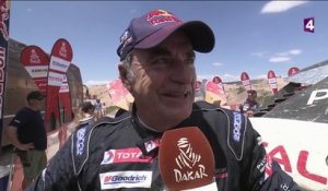 Dakar 2018 : Carlos Sainz "J'ai cassé la boîte de vitesse en fin de spéciale"