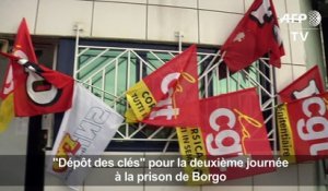 "Dépôt de clés" pour la deuxième journée à la prison de Borgo