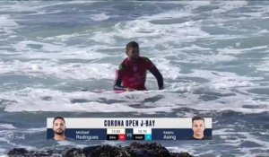 Adrénaline - Surf : Les meilleurs moments de la série de K. Asing et M. Rodrigues (Corona Open J-Bay, round 2)