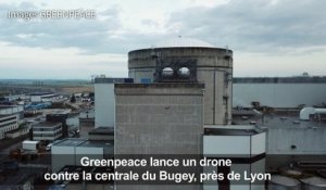 Nucléaire: Greenpeace lance un drone contre la centrale du Bugey