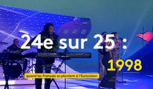Les cinq années où les Français se sont bien plantés à l'Eurovision