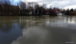 Crue : Joinville-le-Pont (Val-de-Marne) est inondée