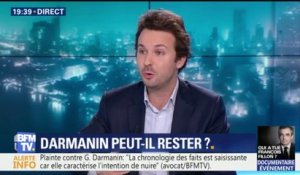 "La chronologie des faits caractérise une évidente intention de nuire", affirme l'avocat de Gérald Darmanin