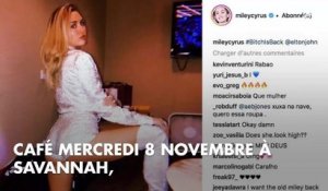 Miley Cyrus annonce son retour en s'affichant sexy sur Instagram