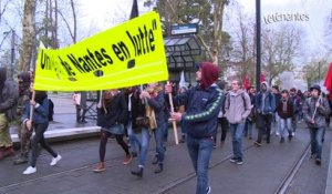 Nantes : première manifestation contre le Plan Etudiant