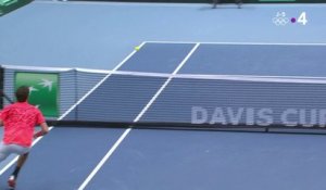 Coupe Davis : Robin Haase prend le premier set à Mannarino