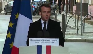 Emmanuel Macron : "La Corse a été salie"