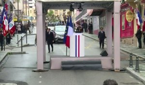 Macron rend hommage à Claude Erignac à la préfecture de Corse