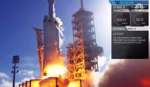 Revivez le lancement historique et réussi du Falcon Heavy d'Elon Musk !