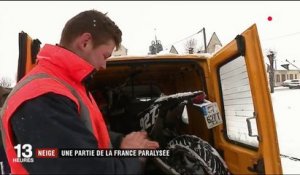Neige : une partie de la France paralysée