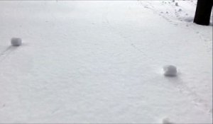 Un phénomène rare et mystérieux filmé à Ottawa... La neige s'enroule sur elle-même