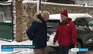 Seine-et-Marne : après les inondations, la neige
