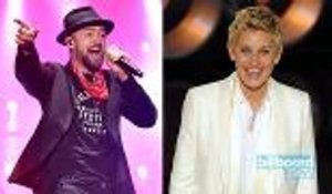 Did You Know That Justin Timberlake Sent Ellen DeGeneres a Secret Signal During His Super Bowl LII Halftime Show? | Billboard News