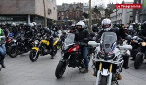 Rennes. Plus de 200 motos rassemblées contre les 80 km/h.