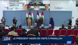 Le Premier ministre indien en visite à Ramallah