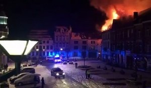 Grave incendie dans le centre de Neufchateau
