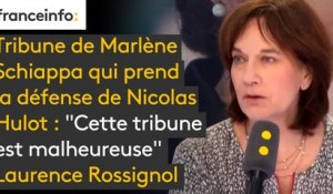 Tribune de Marlène Schiappa qui prend la défense de Nicolas Hulot : "Cette tribune est malheureuse, elle n'est pas celle qu'on attend de la secrétaire d'Etat chargée de l'égalité femme-homme"