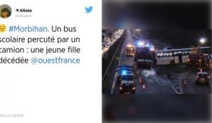 Morbihan. Un bus scolaire percuté par un camion : une lycéenne décédée.